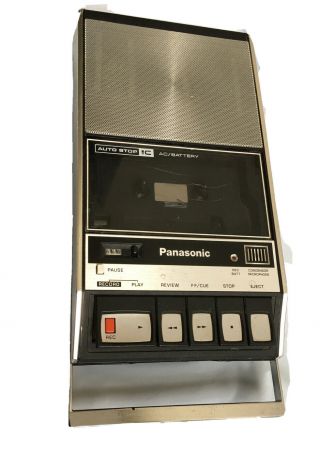 Vintage Panasonic Rq - 413s Portable Cassette Tape Player Recorder