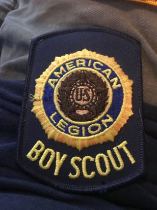 Vintage Boy Scouts Bsa American Legion Patch