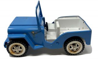 Vintage Tonka Light Blue Jeep - Made In Usa