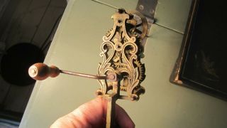Antique Bobbin Winder - Weaving Brass Tape Loom Decorative