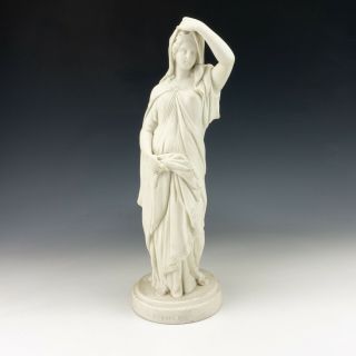 Antique Parian Pottery - Neo - Classical Esther Lady Figure - Lovely