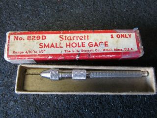 Vintage - Starrett - 829d - Small Hole Gage - Machinist Mechanic Tools