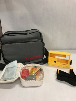 Canon Padded Zipper Case Vintage Cleaner Kit Hanimex Penguin Camera Case Strap