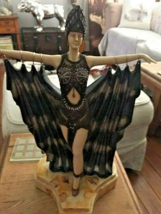 Large And Heavy Art Deco Style Figurine