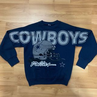 Vintage Dallas Cowboys Crewneck Sweater Nfl Football Youth Boys Medium? 1996 90s