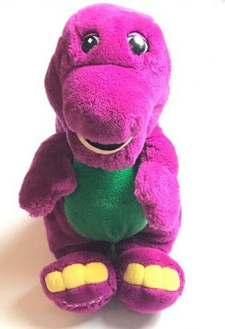 Vintage 1992 Barney Plush Stuffed Animal Purple Dinosaur 14” Collectible Toy
