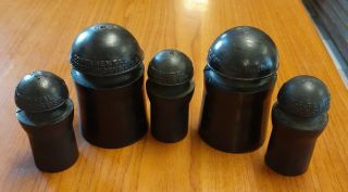 Vintage Rubber Insulator Continental Rubber R3 R4 Bs - 3 Erie Pa.  Usa