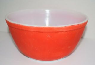 Vintage Pyrex Red Primary Color Mixing Bowl 402