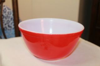 Vintage Pyrex Red Primary Color Mixing Bowl 402
