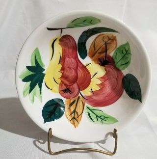 Vintage Hand Painted Ironstone 7”dx1.  75 " T Fruit Bowl Japan