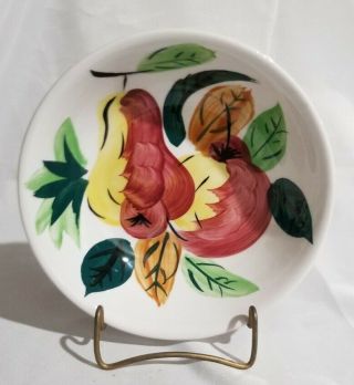Vintage Hand Painted Ironstone 7”Dx1.  75 