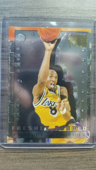 96 - 97 Kobe Bryant Fleer Metal Freshly Forged Rc 3 - Lakers
