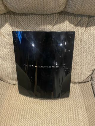 Sony Playstation 3 60gb Piano Black Console
