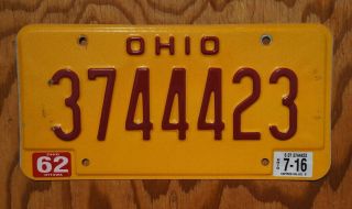 2016 Ohio Dui 420 Party License Plate - Busted - Conditional Probation Tag