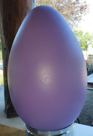 Vintage Blow Mold Easter Egg 14 " Purple