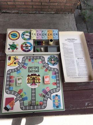 Go For Broke Board Game Selchow & Righter Old Vintage 1965 Casino Horse Racing