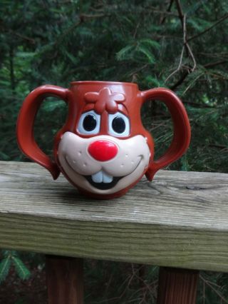 Vintage Nestle Quik Plastic Bunny Rabbit Cup Mug With Bunny Ears