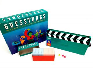 Vintage Milton Bradley " Guesstures " - 1990 Edition - Complete