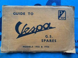 Guide To Vespa Gs 150 Spares Vs1 Vs2 Vs3 1955 1956 Douglas Piaggio