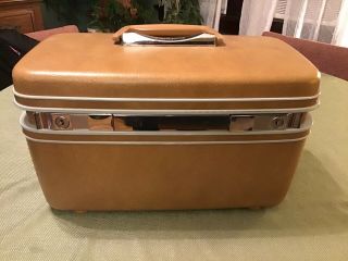 Vintage Samsonite Luggage Make Up Case Gold