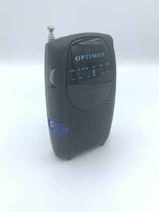 Optimus Am/fm Radio 12 - 799 Radio Shack Portable Pocket Sized Vintage Vtg