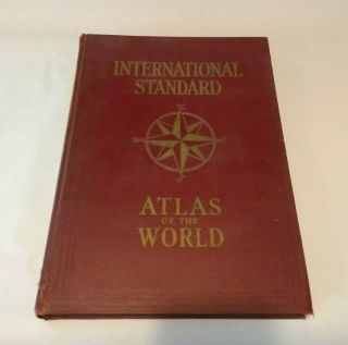 Vintage 1952,  " The International Standard Atlas Of The World "