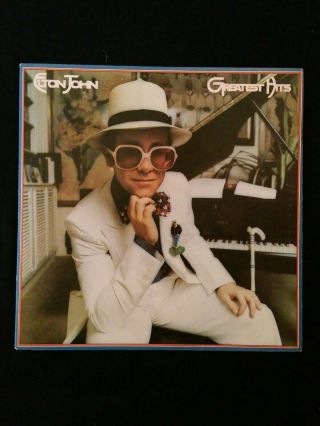Vintage 1974 Elton John Greatest Hits 12” Rock Lp Album 33 Rpm Mca Records