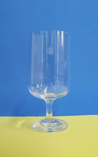Vintage Pan Am Airlines First Class 6 Oz Wine,  Water,  Glass.  5