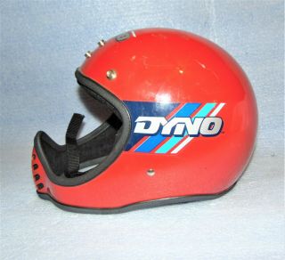 Vintage Dyno Bmx Motocross Bicycle Full Face Helmet Size Xl
