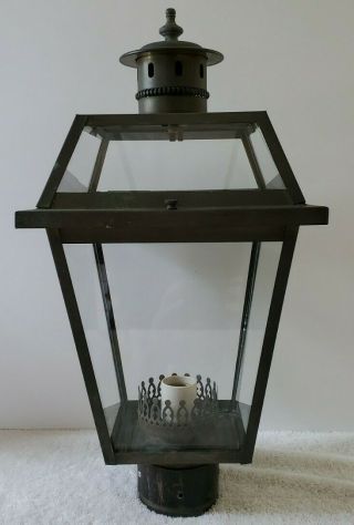 Vintage Hinkley Outdoor Lamp Post Light Fixture