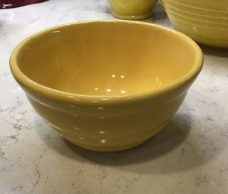Vintage 1930 - 40s Bauer Pottery 36 Usa Ring Ware Beehive Mixing Bowl