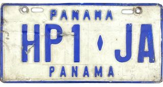 Panama Amateur Ham Radio Call Sign License Plate Hp1 - Ja