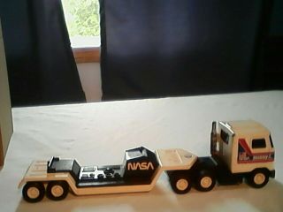 Buddy L Vintage Pressed Steel Toys Nasa Mack Truck And Trailer