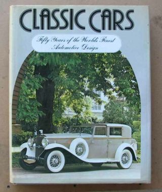 Old Vintage And Classic Cars Hard Cover Book Very B10