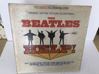 The Beatles - Help Vinyl Lp Record Soundtrack 1971 Vintage