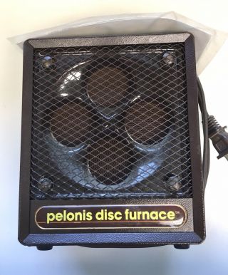 Vintage Pelonis Disc Furnace Portable Ceramic Fan Small Space Heater 1500w - Ii