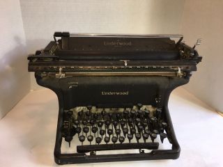 Vintage Antique Underwood Standard Typewriter