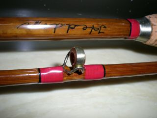 Vintage,  Bamboo Heddon Musky Special 900 Casting Rod.  2pc.  5 