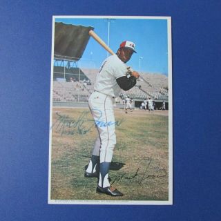 Mack Jones 1971 Montreal Expos Pro Stars Postcard Signed Autographed Auto