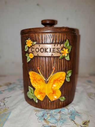 Vintage Treasure Craft Cookie Jar