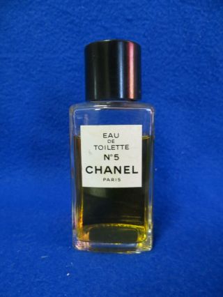 Vintage Chanel No.  5 Eau De Cologne 4 Oz Perfume 80 Full