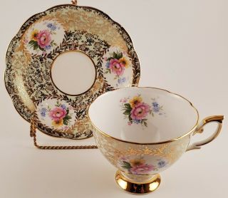 Vintage Royal Standard Fine Bone China Teacup And Saucer