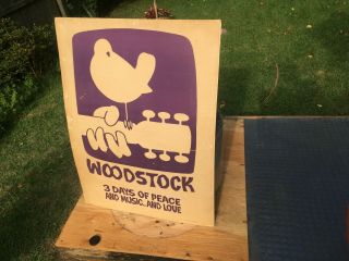 Woodstock Movie Poster 1969 Arnold Skolnick Vintage 30 X 40 Rare