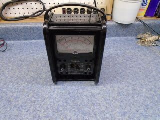 Vintage Simpson Multimeter No 260 Series 7 With Roll Down Case And Leads