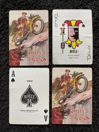 Collectable Vintage Harley Davidson Playing Cards -. 3