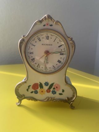 Bucherer Vintage Small Clock Lador 1474