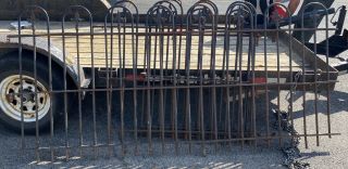 Antique Iron Wrought Fence 1890 Era