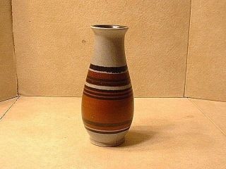 Vintage Lapid Israel Mids Century Art Pottery Vase Artist Signed Esther