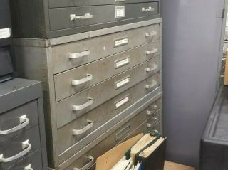 Vintage Flat File Cabinet