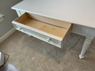 Work Table or Desk,  Antique White 3